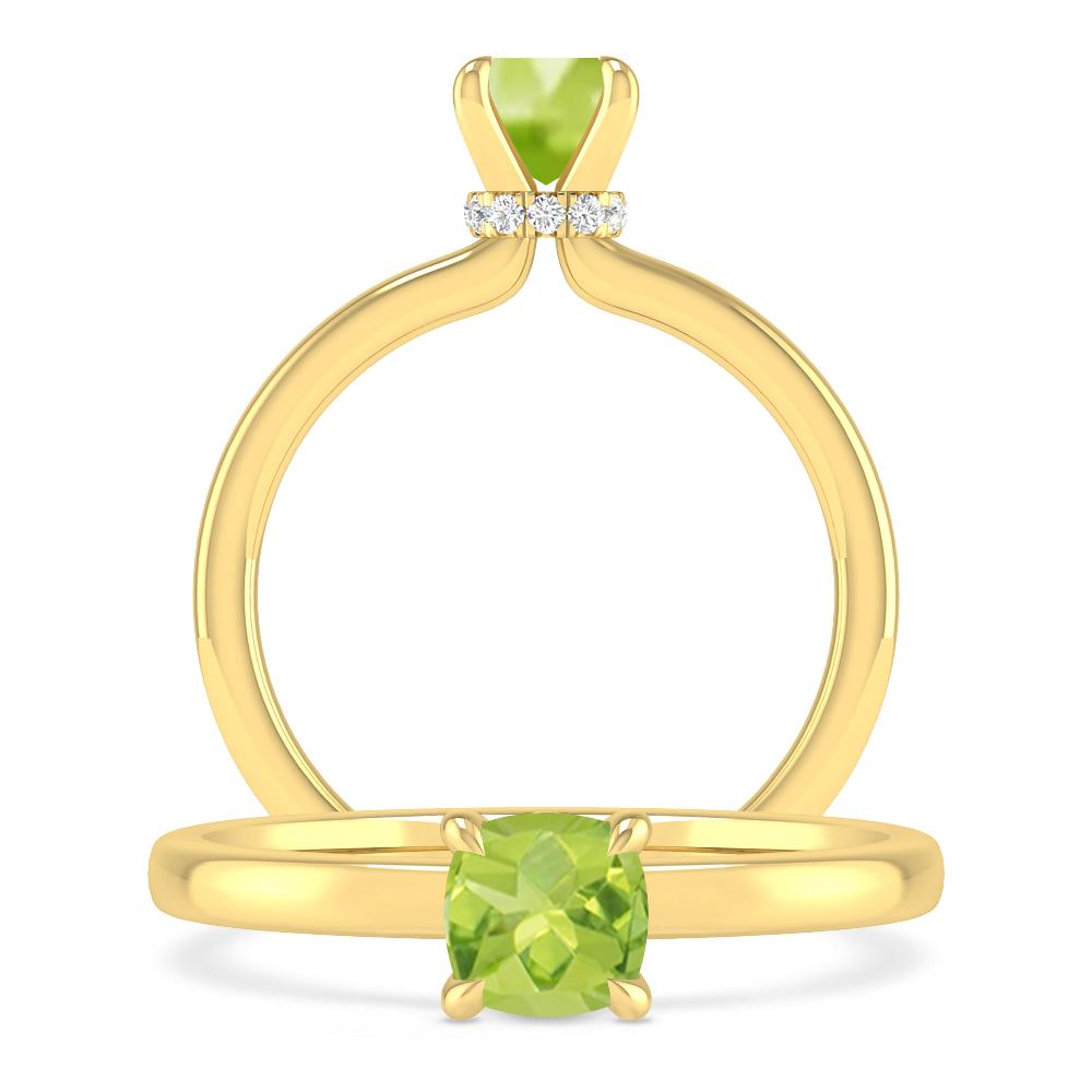 Yellow Gold - Peridot