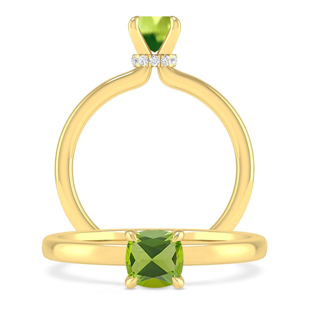 Yellow Gold - Peridot