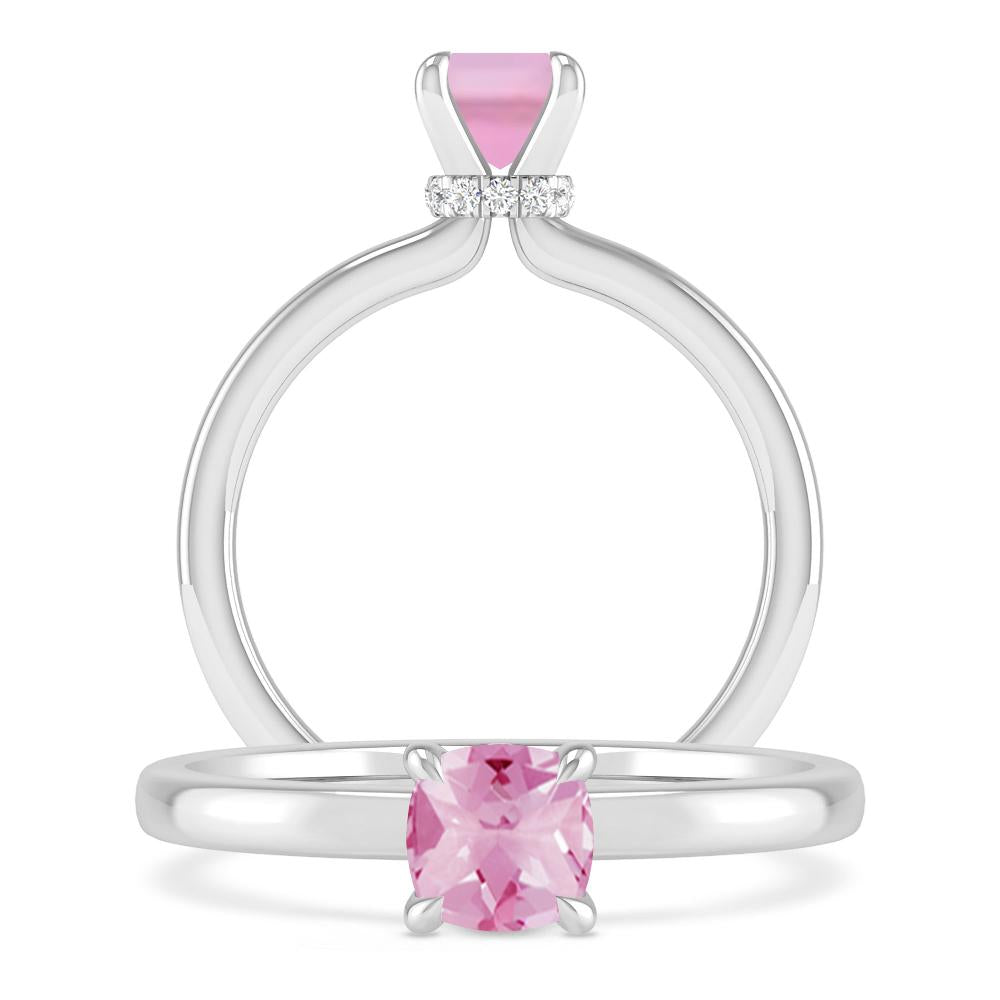 White Gold - Pink Tourmaline