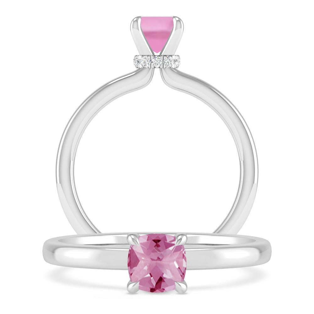 White Gold - Pink Tourmaline