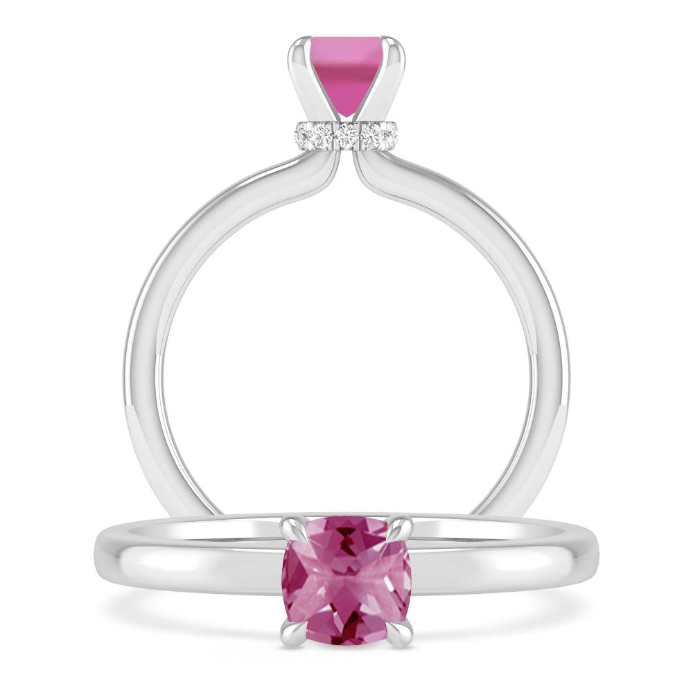 White Gold - Pink Tourmaline