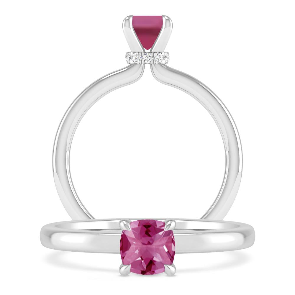 White Gold - Pink Tourmaline