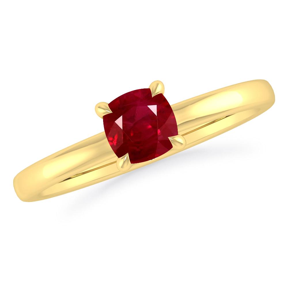 Yellow Gold - Ruby