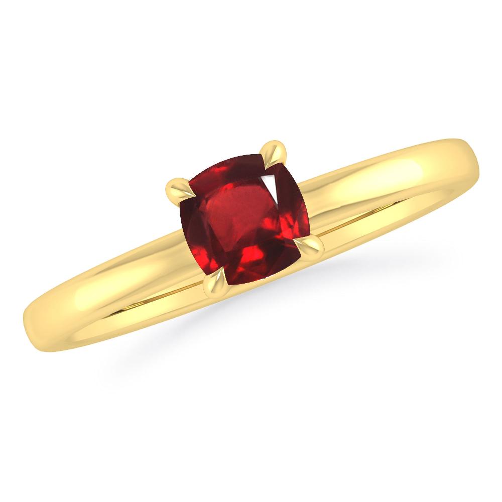 Yellow Gold - Ruby