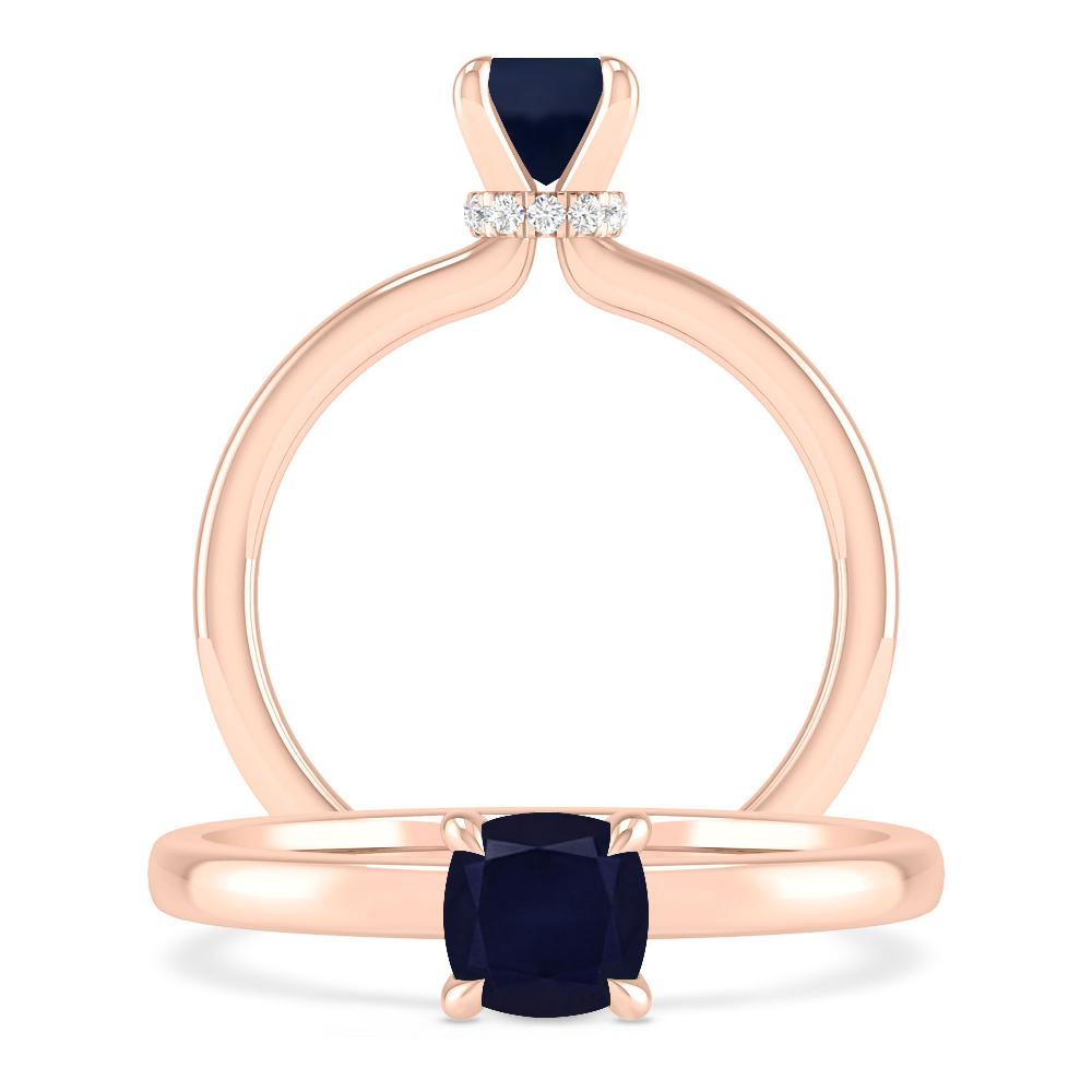 Rose Gold - Sapphire