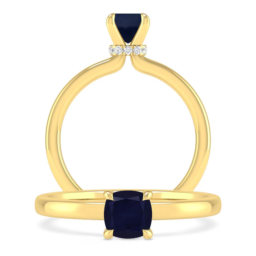Yellow Gold - Sapphire