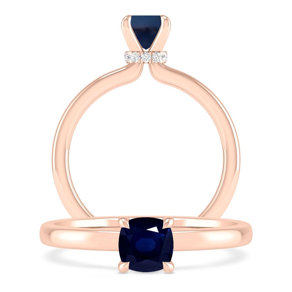 Rose Gold - Sapphire