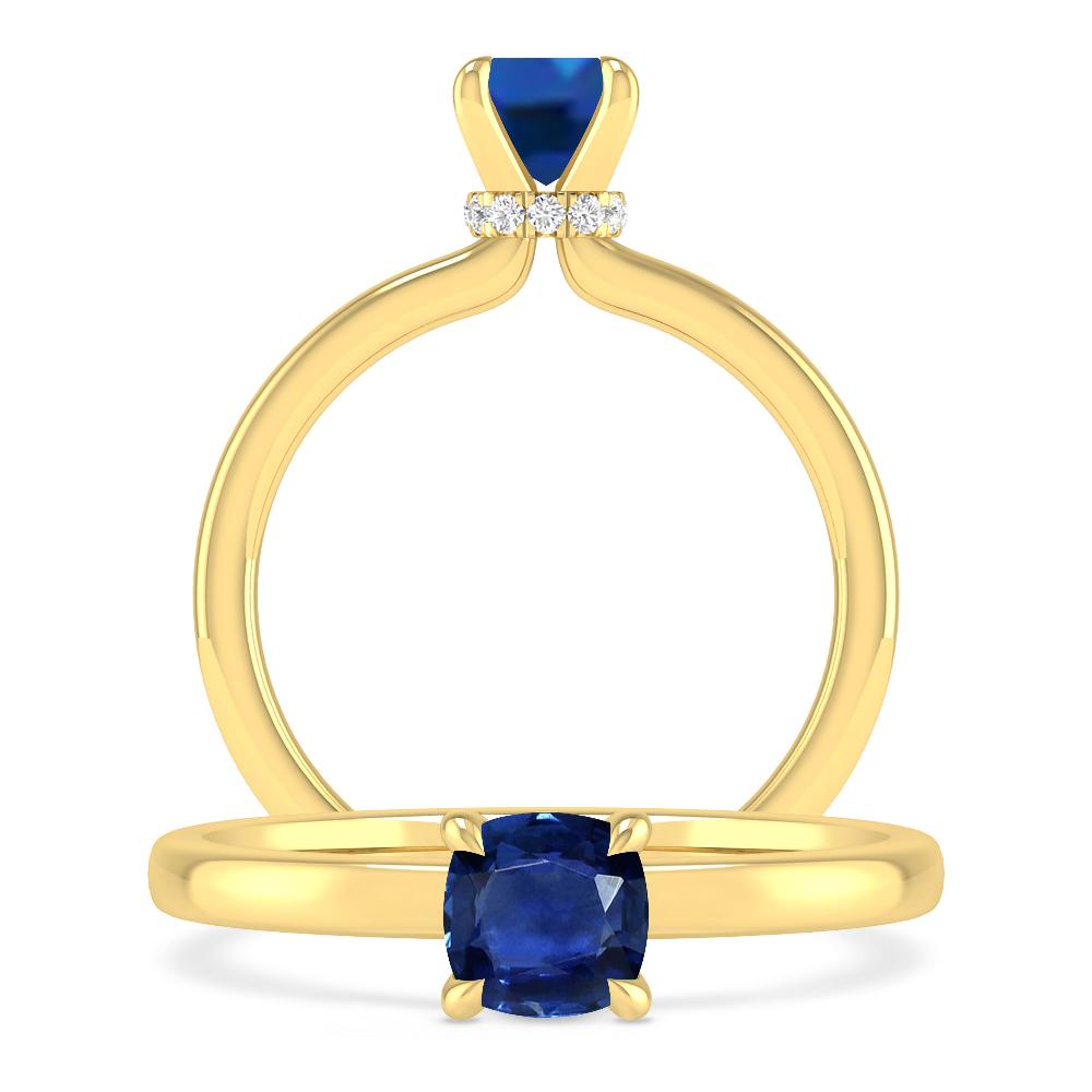 Yellow Gold - Sapphire