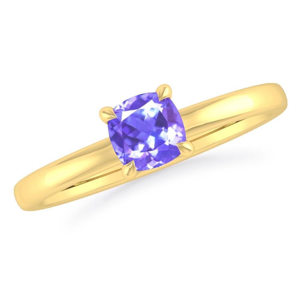 Yellow Gold - Tanzanite