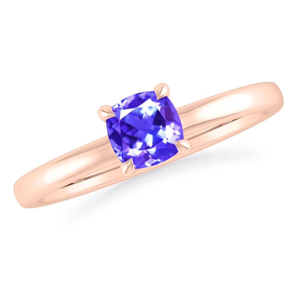 Rose Gold - Tanzanite