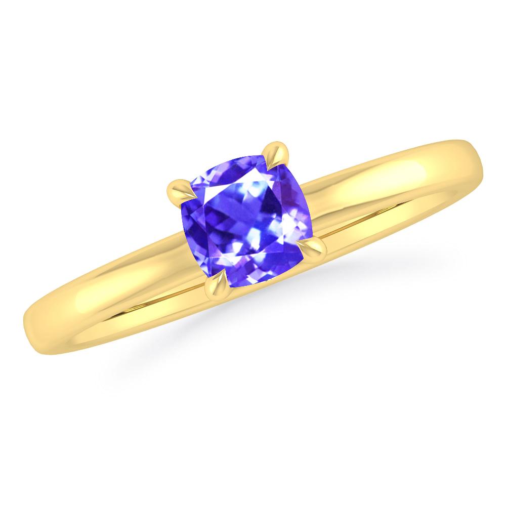 Yellow Gold - Tanzanite