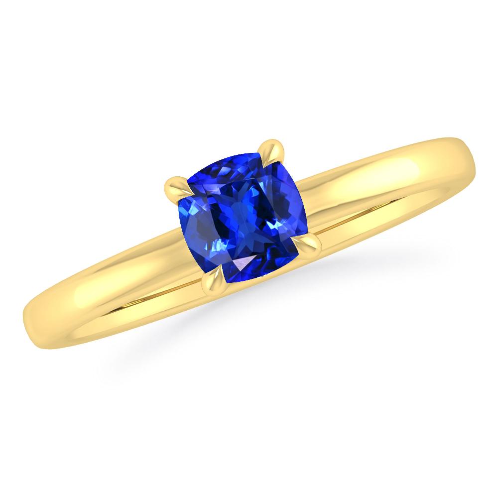 Yellow Gold - Tanzanite