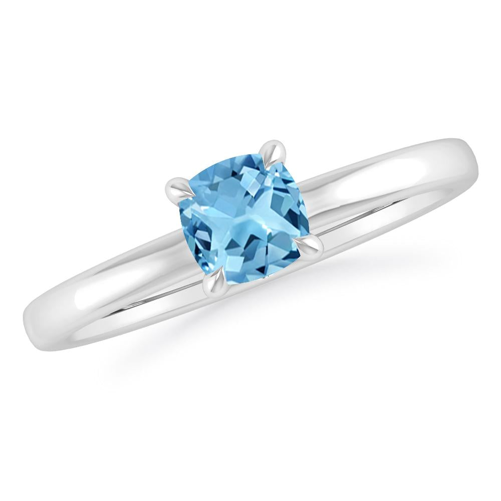 White Gold - Blue Topaz
