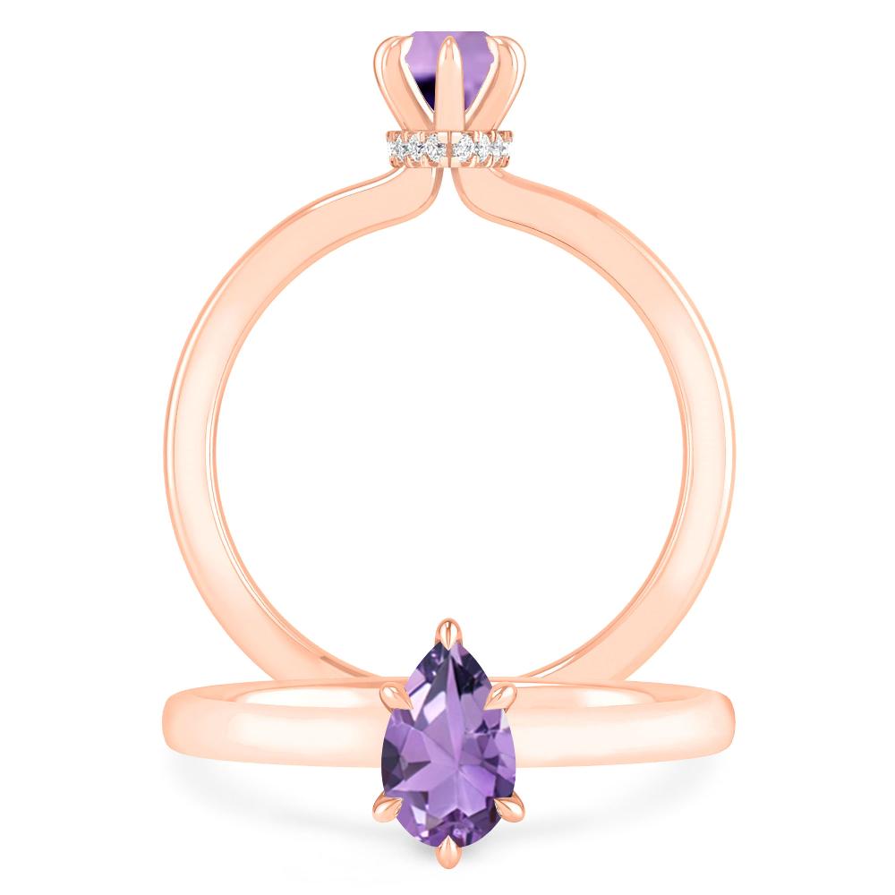 Rose Gold - Amethyst