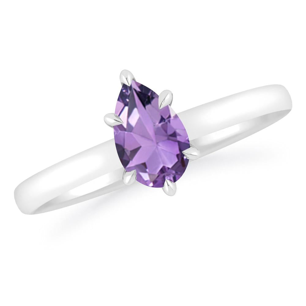 White Gold - Amethyst