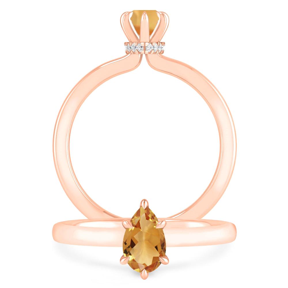 Rose Gold - Citrine