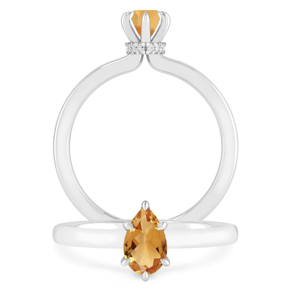 White Gold - Citrine