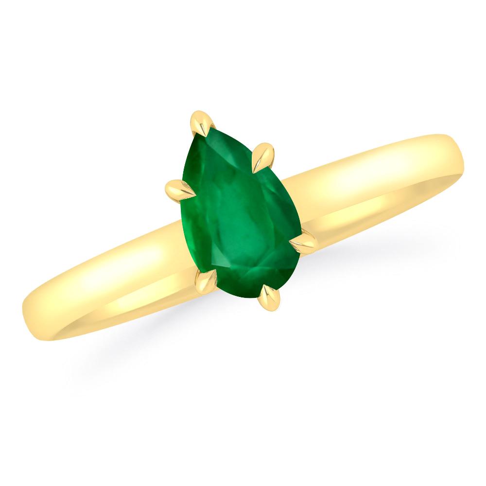 Yellow Gold - Emerald