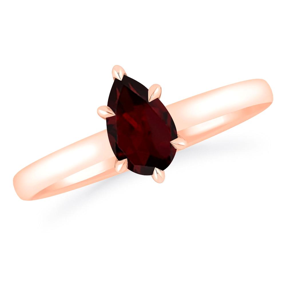 Rose Gold - Garnet