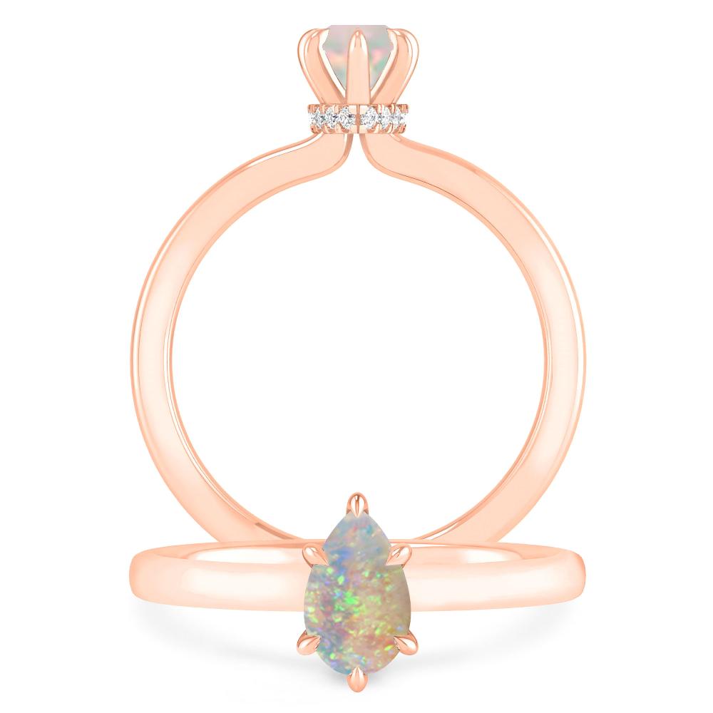 Rose Gold - Opal