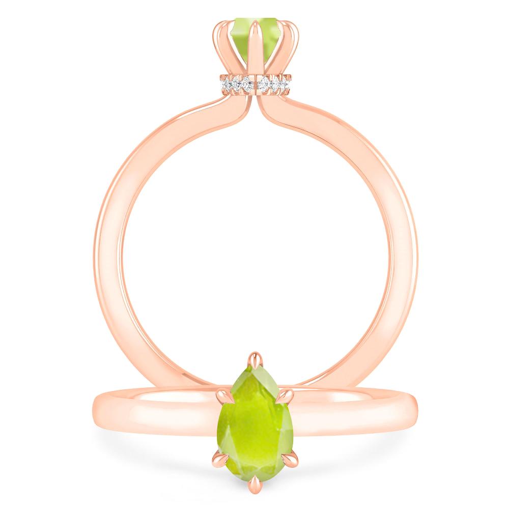 Rose Gold - Peridot