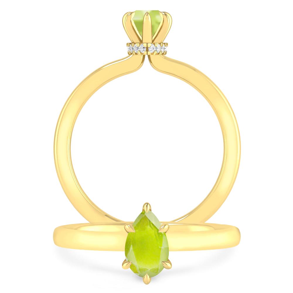 Yellow Gold - Peridot