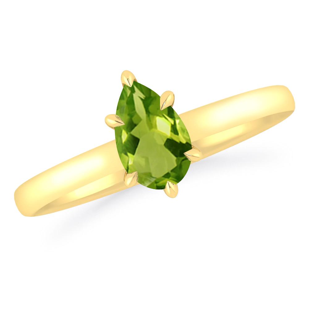 Yellow Gold - Peridot