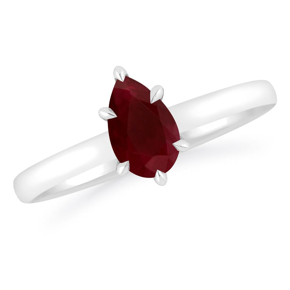 White Gold - Ruby