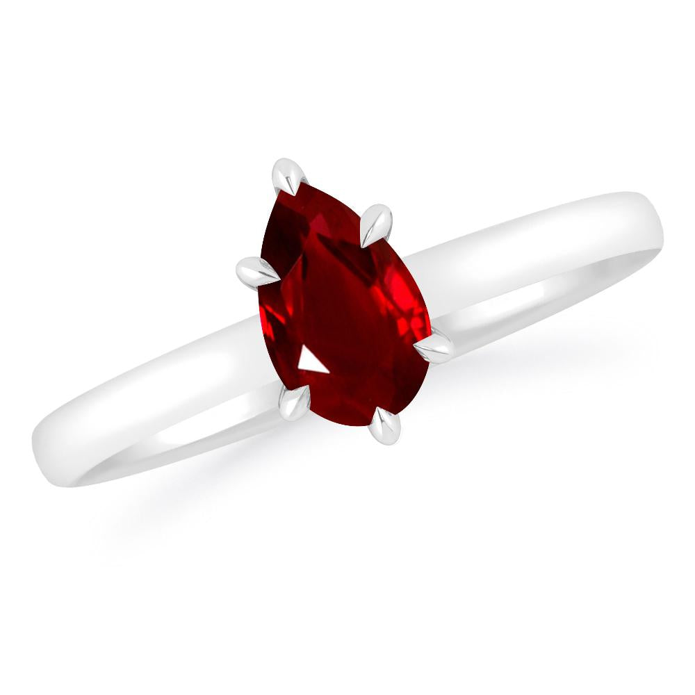 White Gold - Ruby