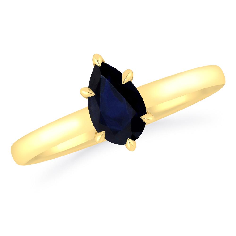 Yellow Gold - Sapphire