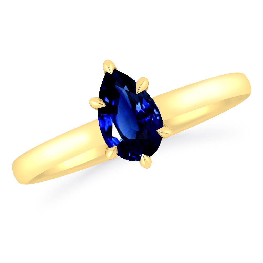 Yellow Gold - Sapphire