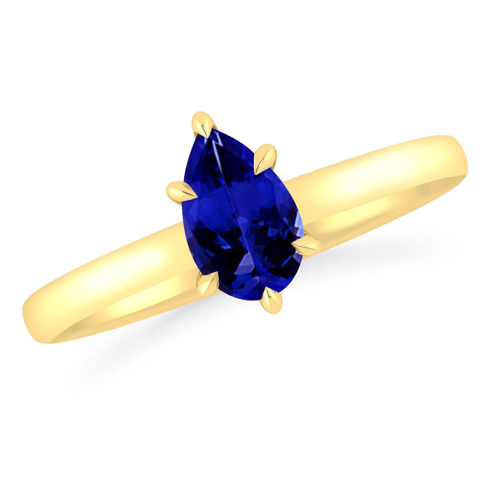 Yellow Gold - Tanzanite