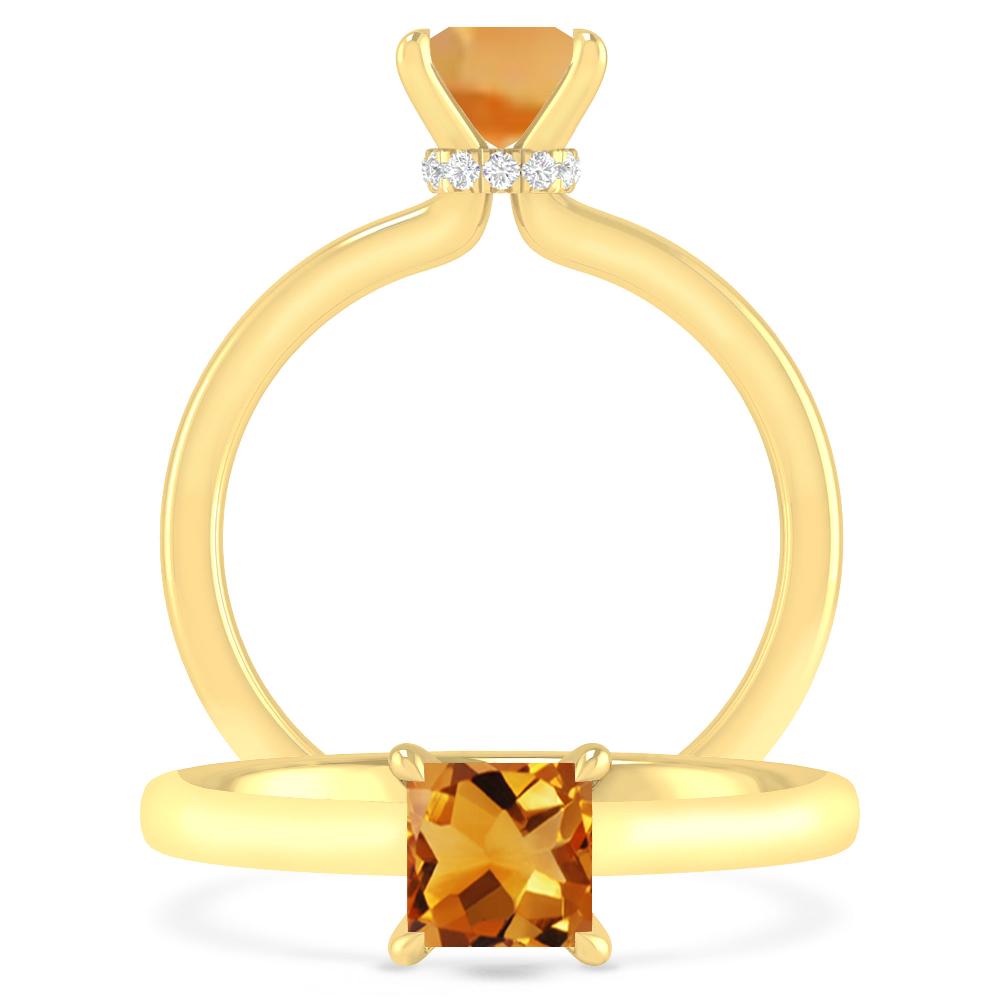 Yellow Gold - Citrine