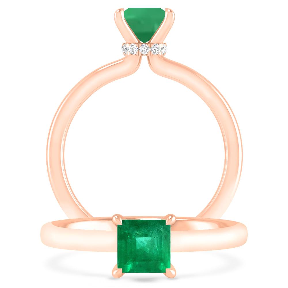 Rose Gold - Emerald
