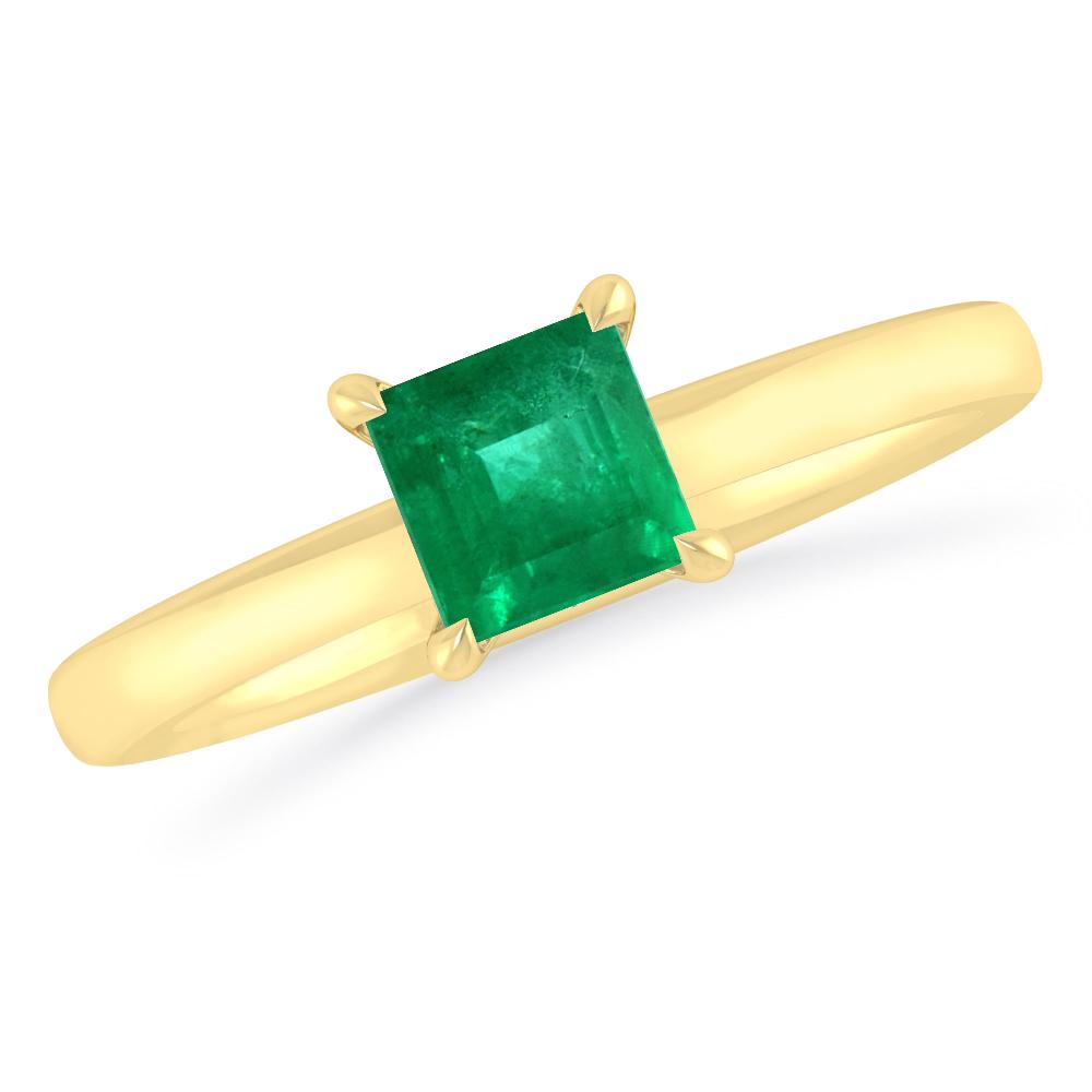 Yellow Gold - Emerald