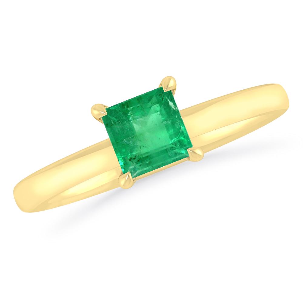 Yellow Gold - Emerald