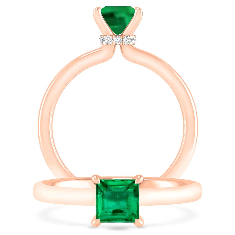 Rose Gold - Emerald
