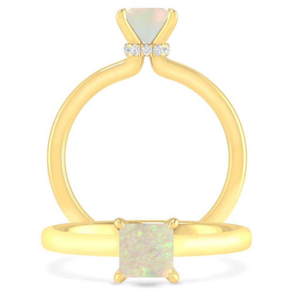 Yellow Gold - Opal