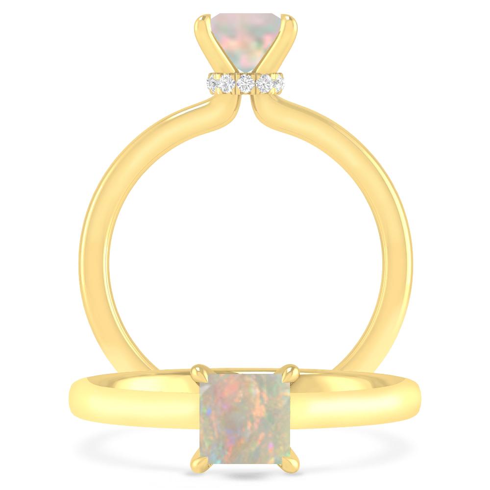 Yellow Gold - Opal