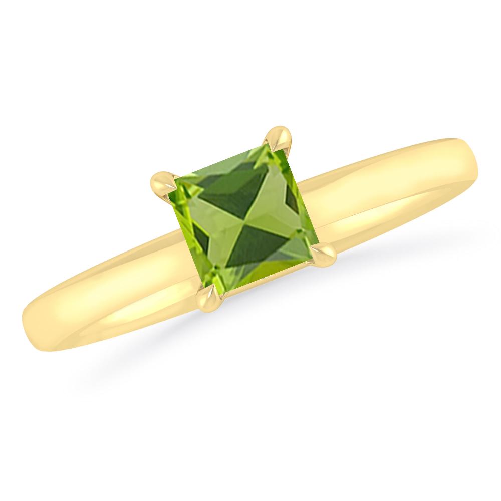 Yellow Gold - Peridot