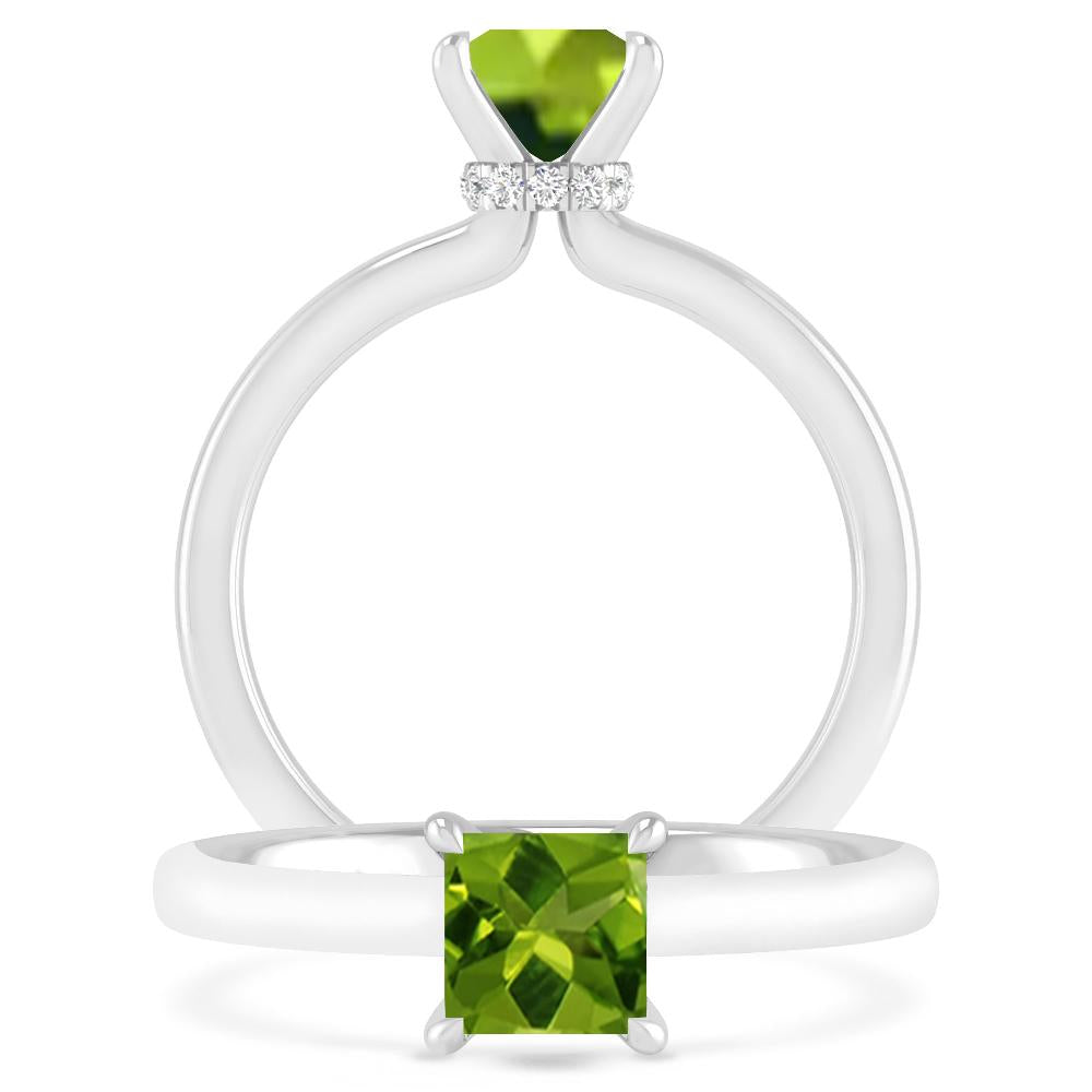 White Gold - Peridot