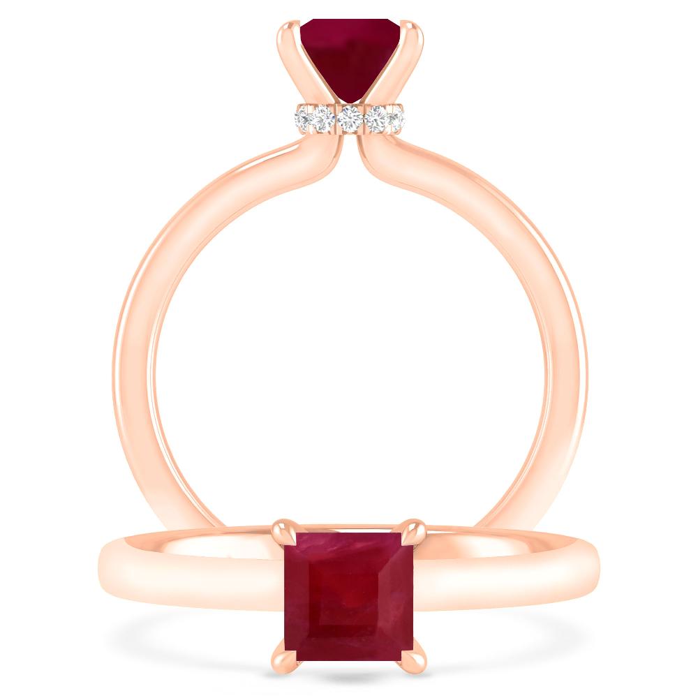 Rose Gold - Ruby