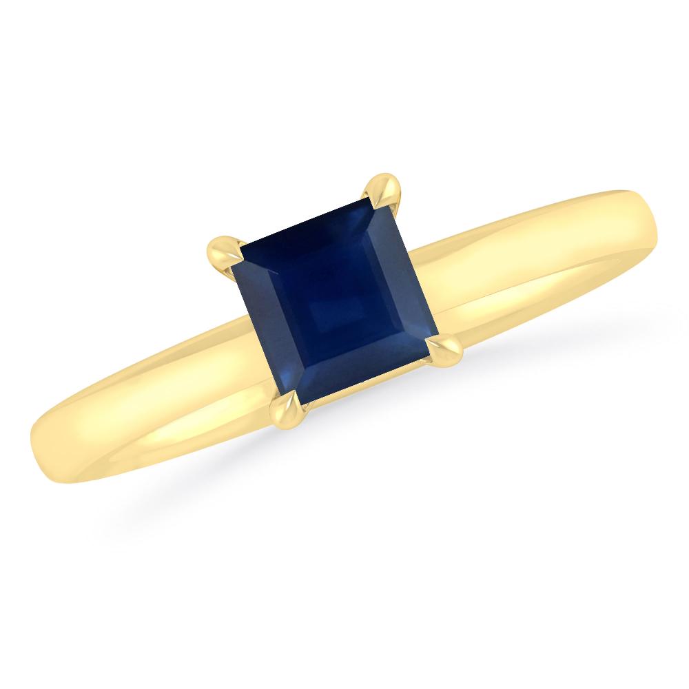 Yellow Gold - Sapphire