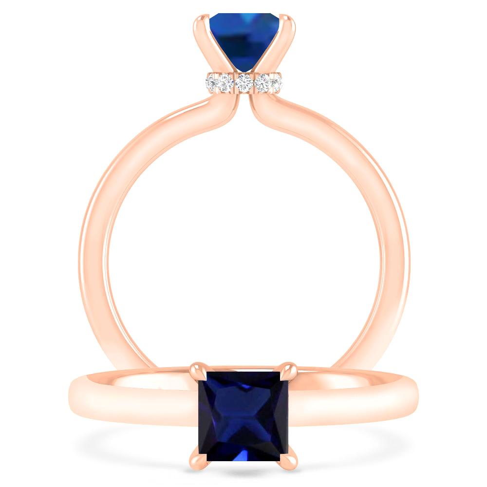 Rose Gold - Sapphire