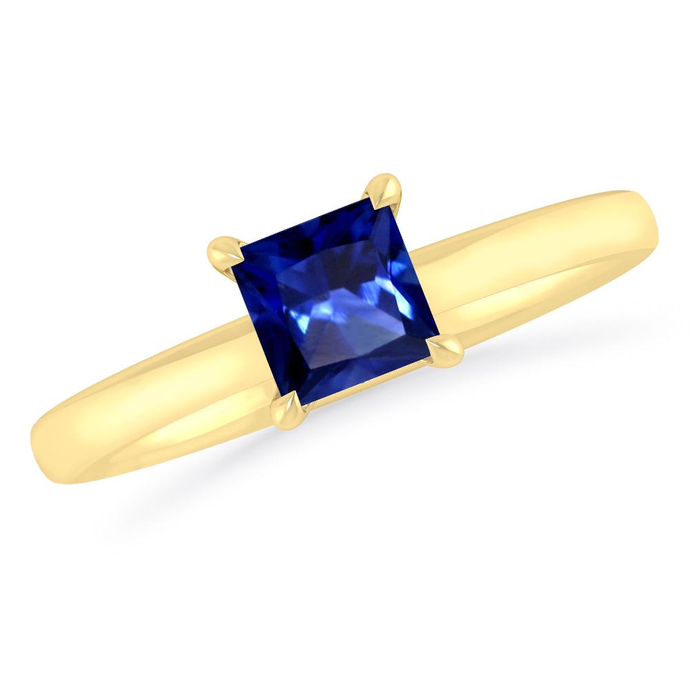 Yellow Gold - Sapphire