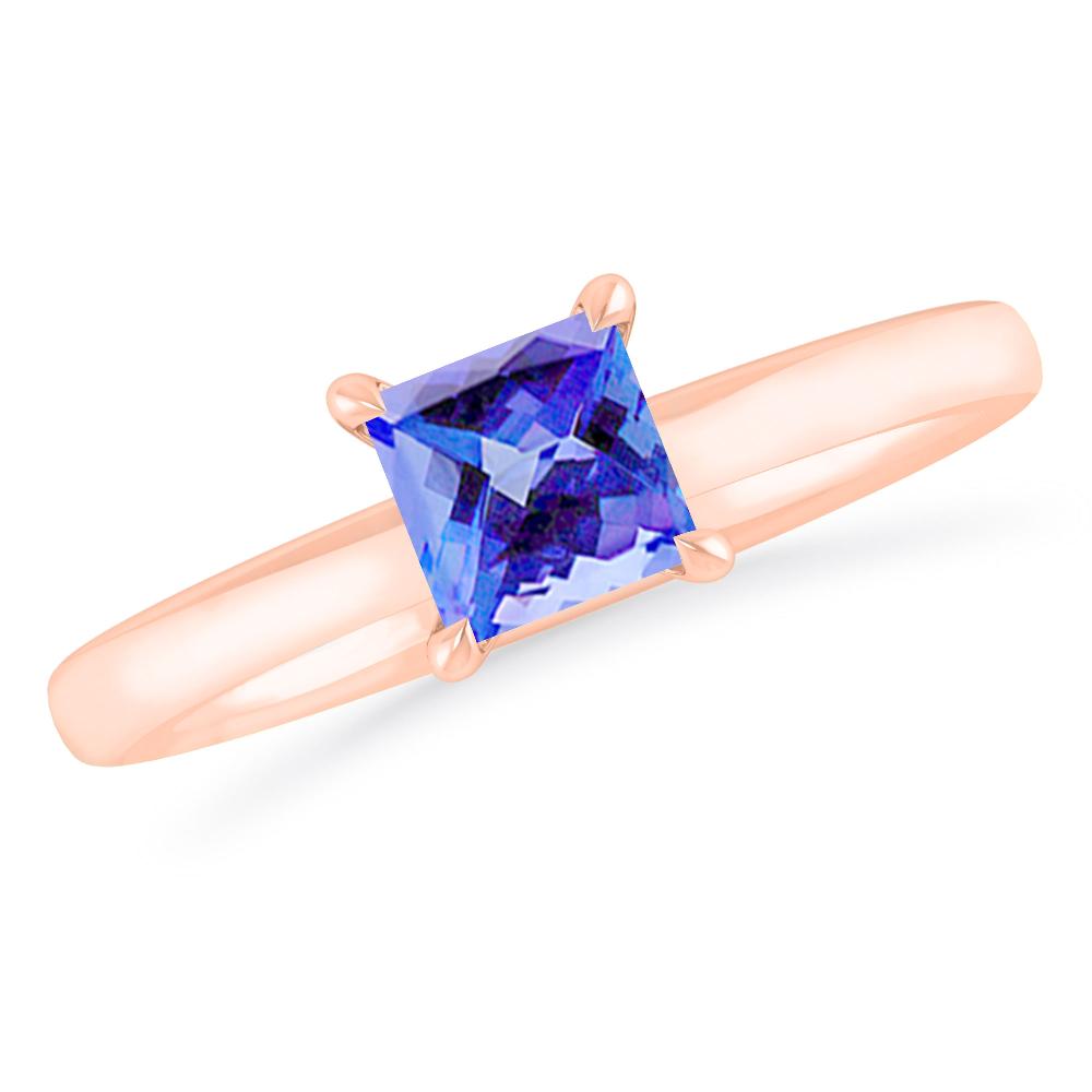 Rose Gold - Tanzanite