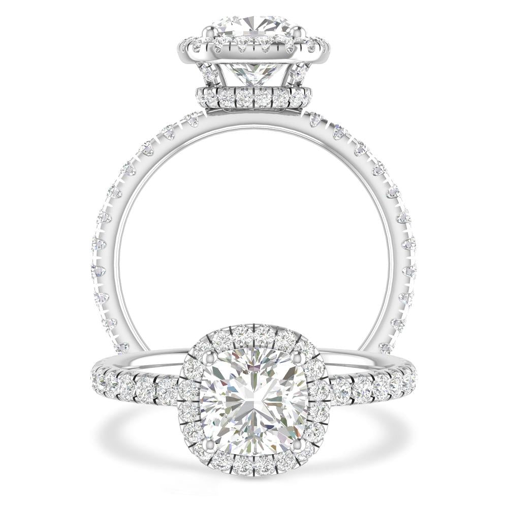 White Gold - Cushion