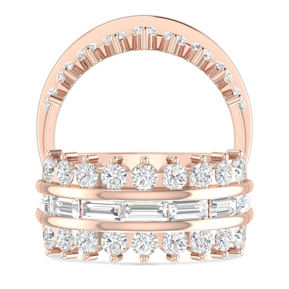 Rose Gold - Baguette
