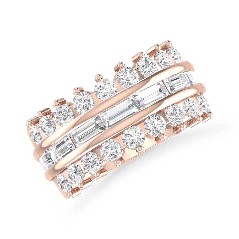 Rose Gold - Baguette