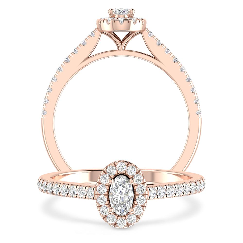 Rose Gold - Oval